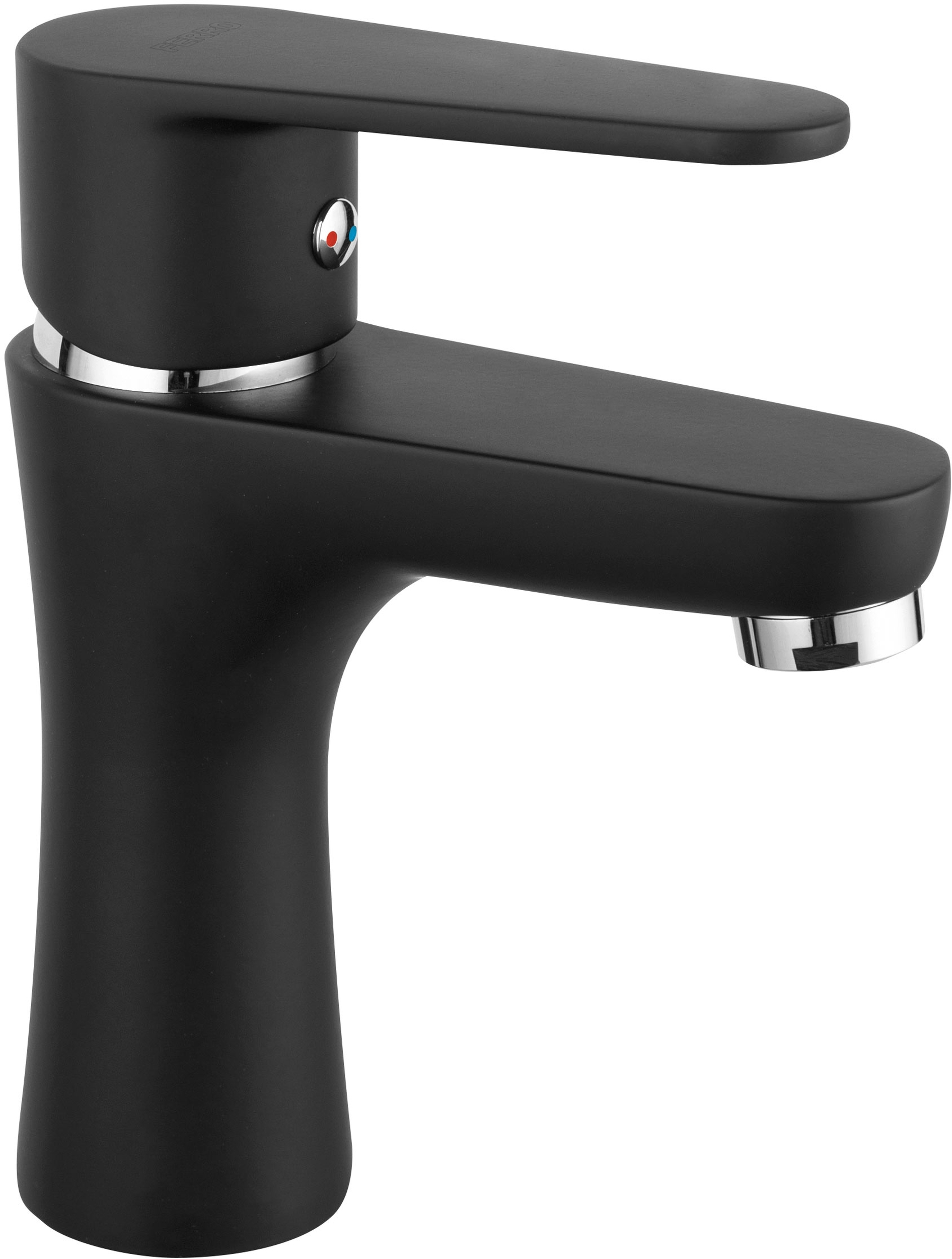 Ferro Algeo rubinetto per lavabo verticale nero BAG2BL
