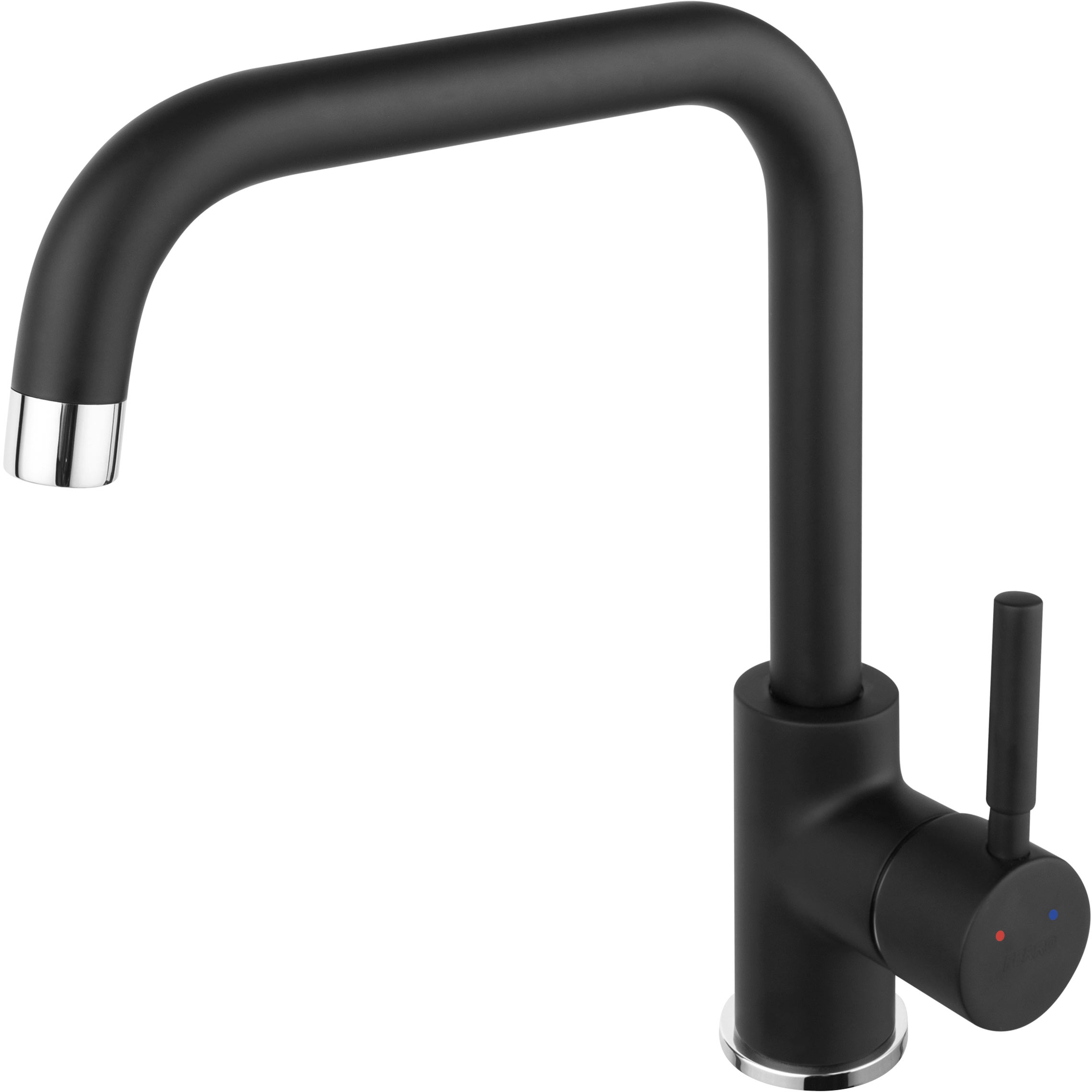 Ferro Ratio rubinetto da cucina verticale nero BTI4BL