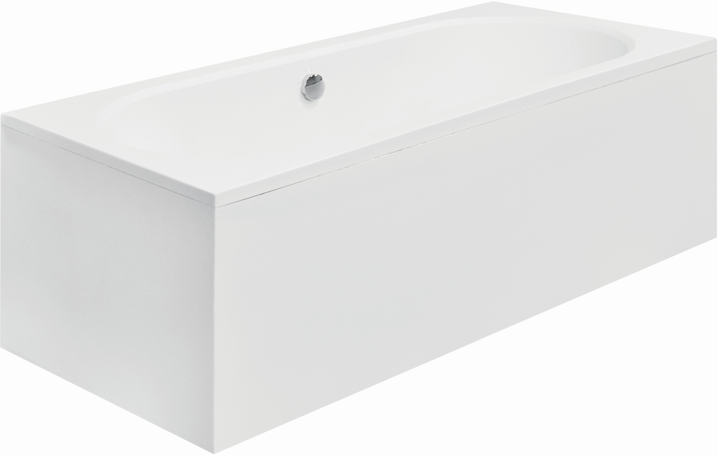 Set vasca da bagno rettangolare Besco Vitae #WAV-170-PK, rivestimento per vasca da bagno Besco Vitae #OAV-170-PK