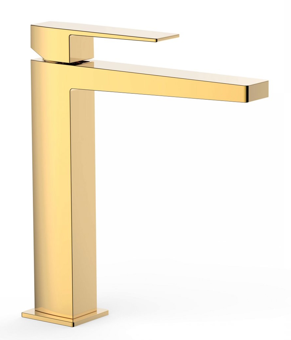 Tres Slim Exclusive rubinetto per lavabo verticale oro 202.103.03.OR