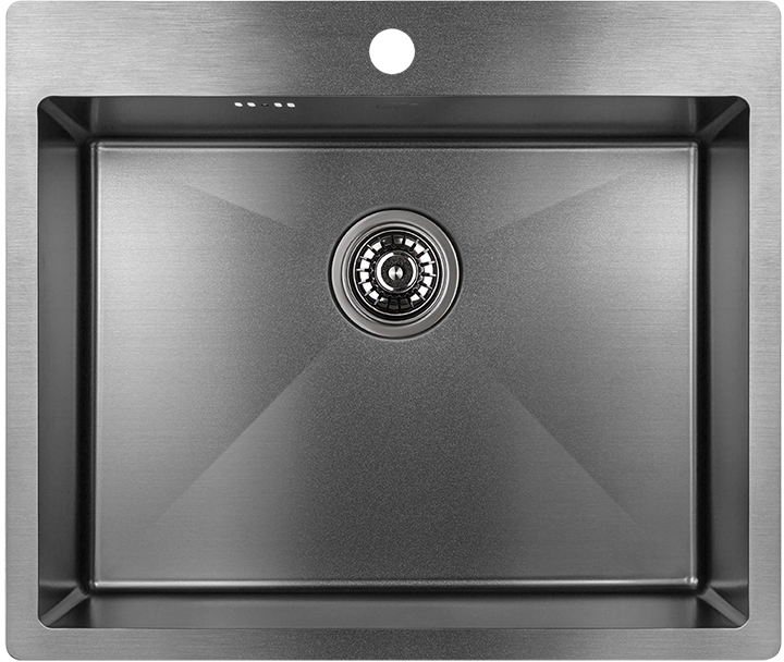 Laveo Marmara lavello in acciaio 59x51 cm SAM510T