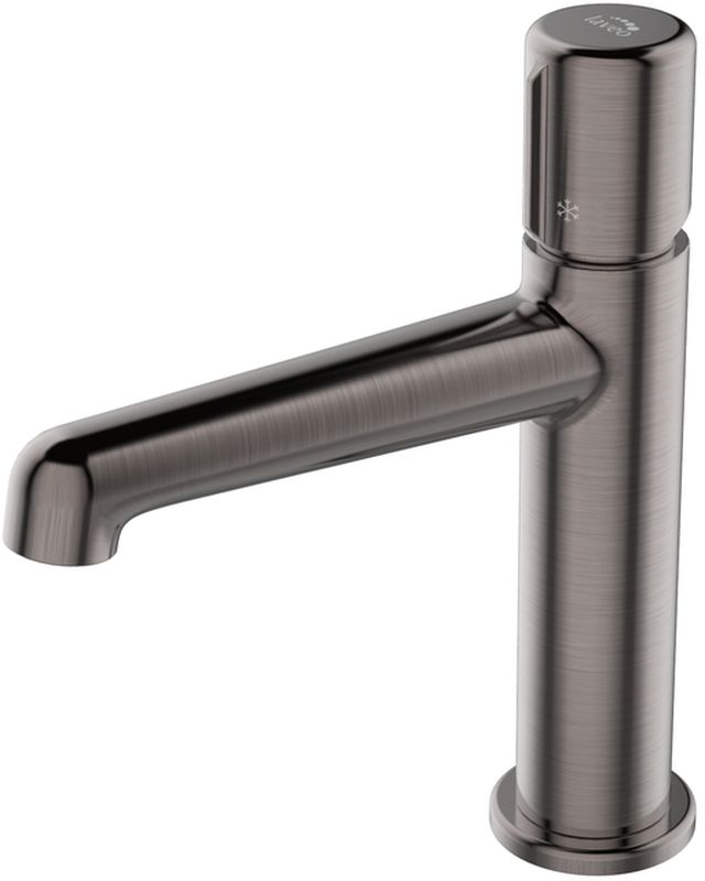 Laveo Pretto rubinetto per lavabo verticale grafite BAO922D