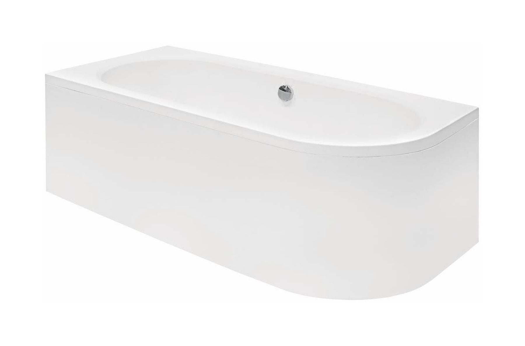 Set vasca da bagno angolare Besco Avita #WAV-170-NL, rivestimento per vasca da bagno Besco Avita OAV-170-NS