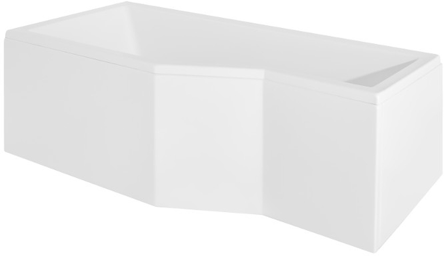 Set vasca da bagno angolare Besco Integra #WAI-150-PL, rivestimento per vasca da bagno Besco Integra #OAI-150-NS