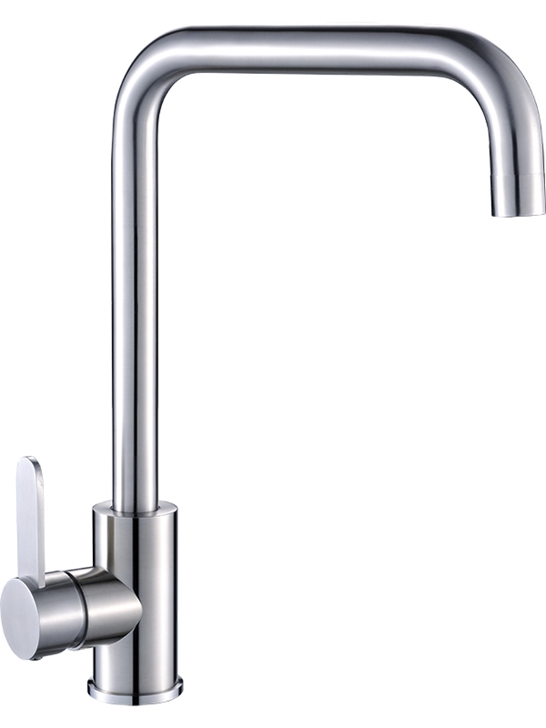 Laveo Bona rubinetto da cucina verticale acciaio inossidabile BAB265D