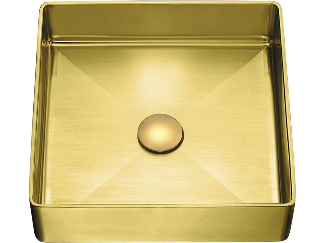 Laveo Pola lavabo 36x36 cm quadrata da appoggio VUPG22S