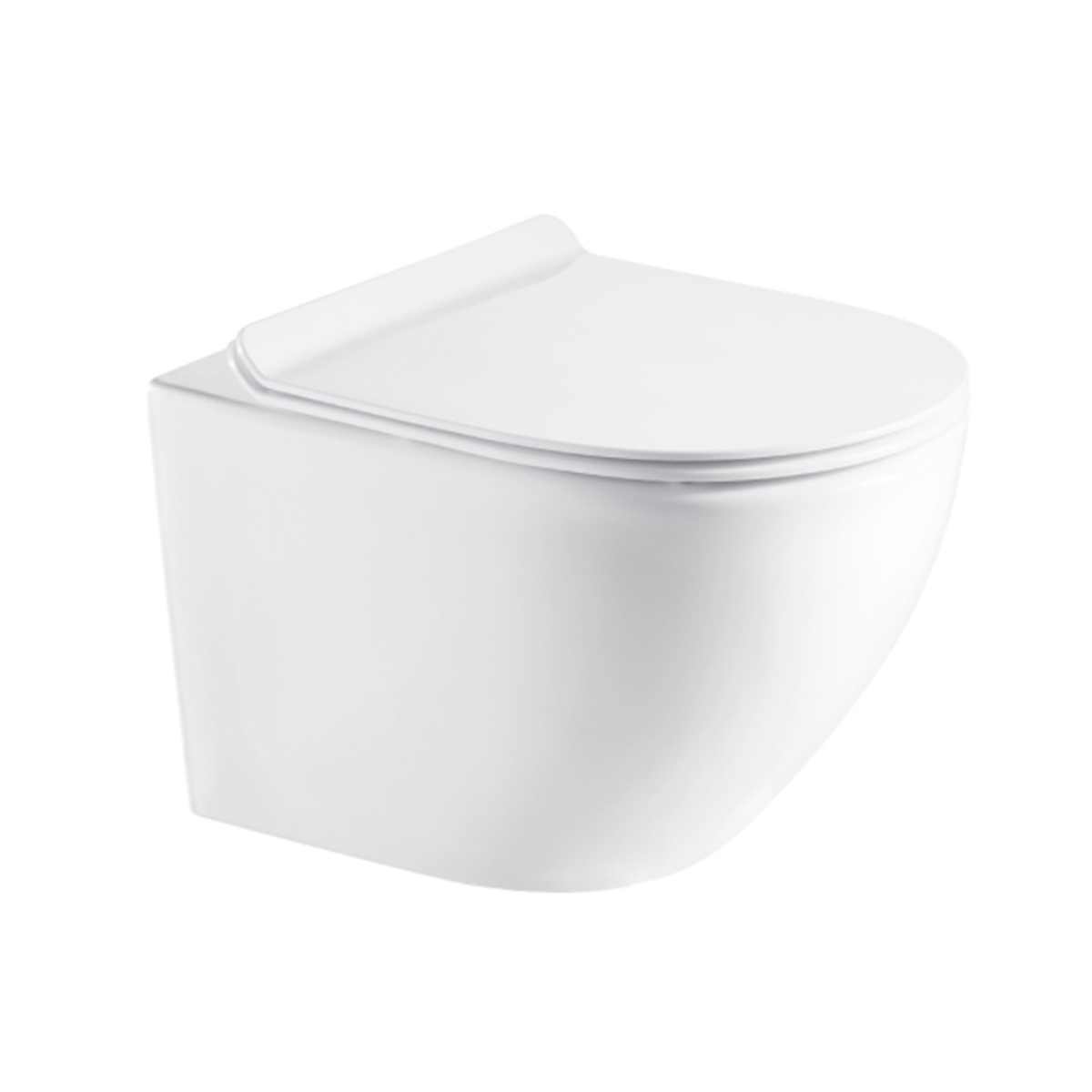 Hagser Beno vaso wc con copriwater a discesa lenta sospeso senza brida bianco HGR10000042