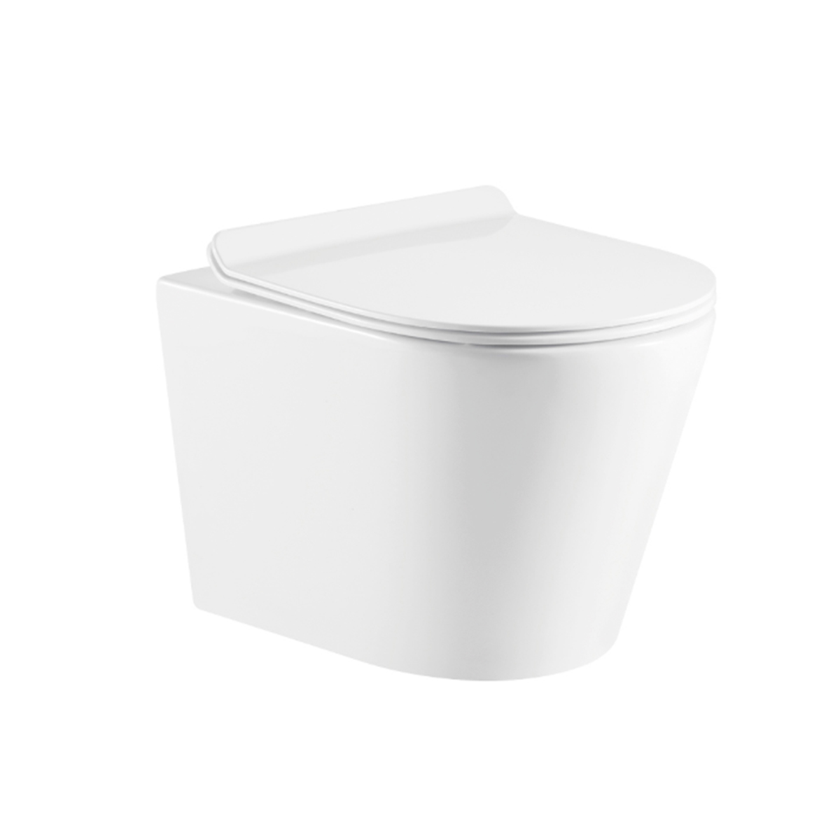 Hagser Otis vaso wc con copriwater a discesa lenta sospeso senza brida bianco HGR30000042