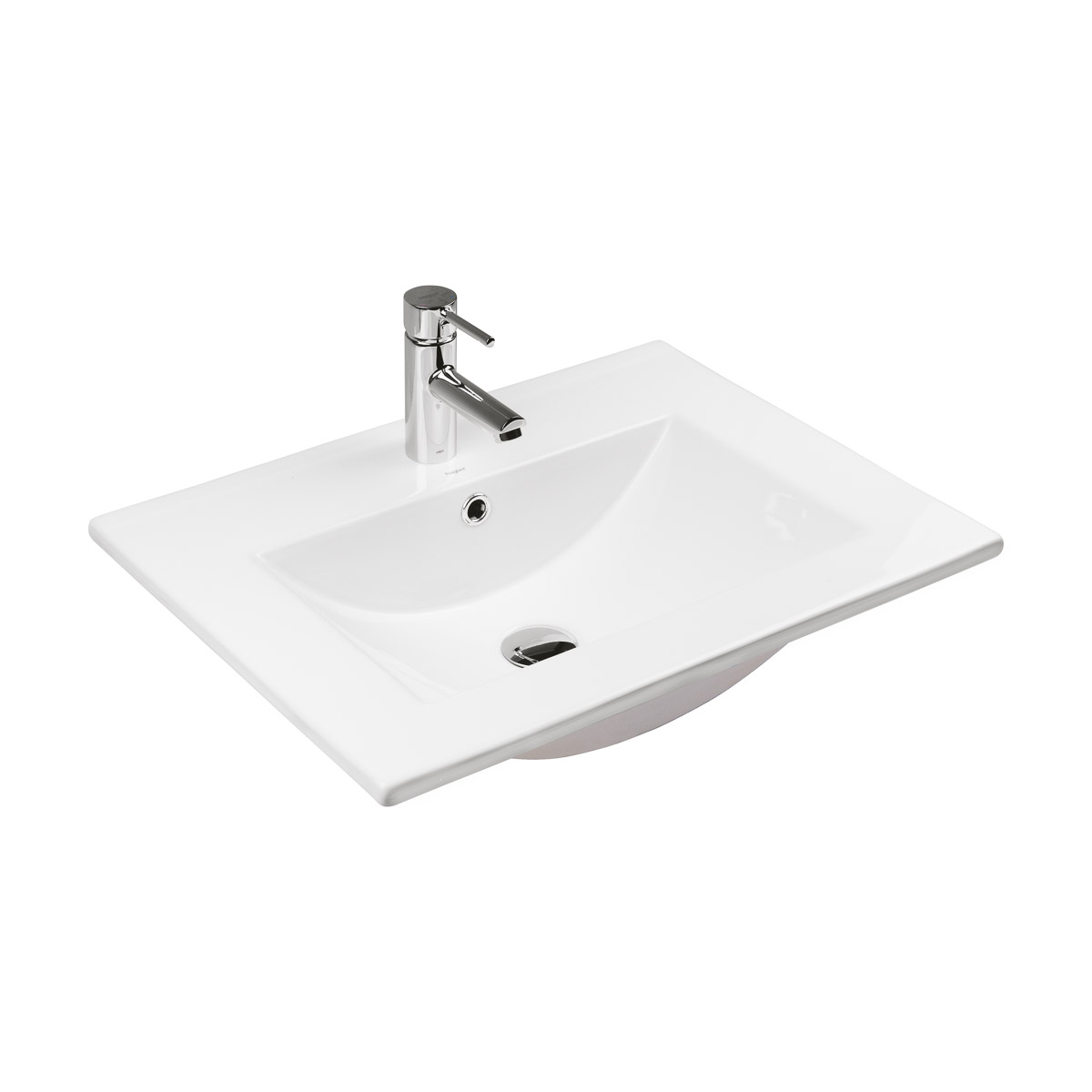 Hagser Erika lavabo 60x47 cm rettangolare da mobile-da incasso bianco HGR50000041