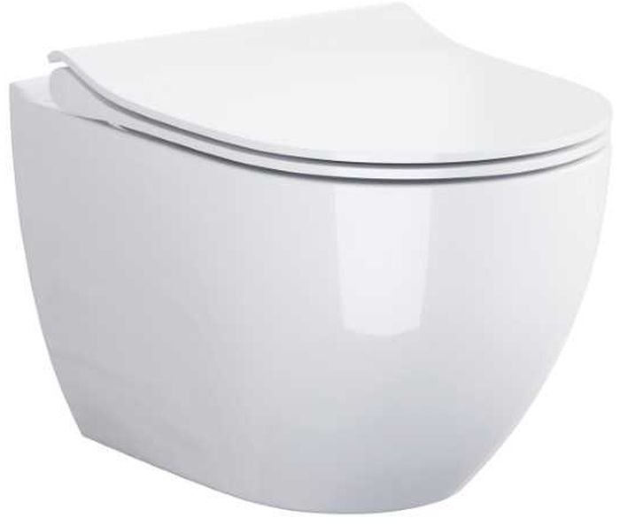 Cersanit Zen vaso wc con copriwater a discesa lenta sospeso si bianco S701-428