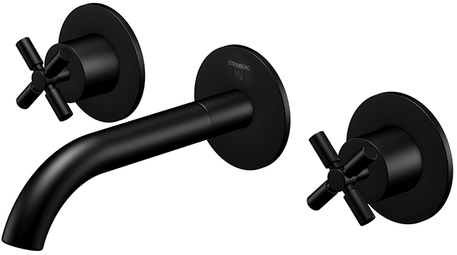 Steinberg 250 rubinetto per lavabo da incasso nero 2501902S