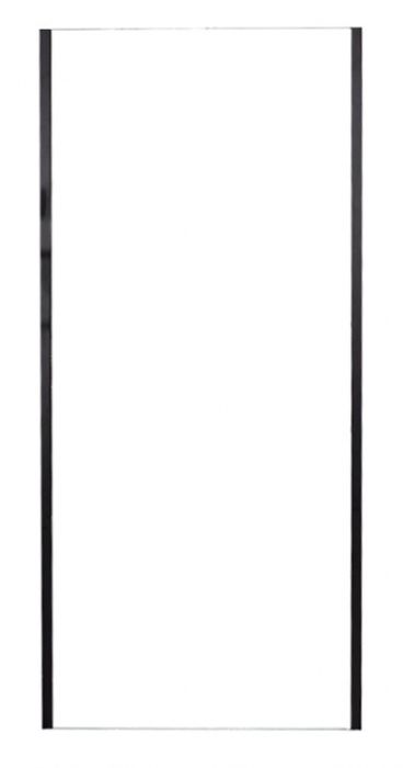 Rea Rapid parete doccia 90 cm nero opaca/vetro trasparente REA-K6422