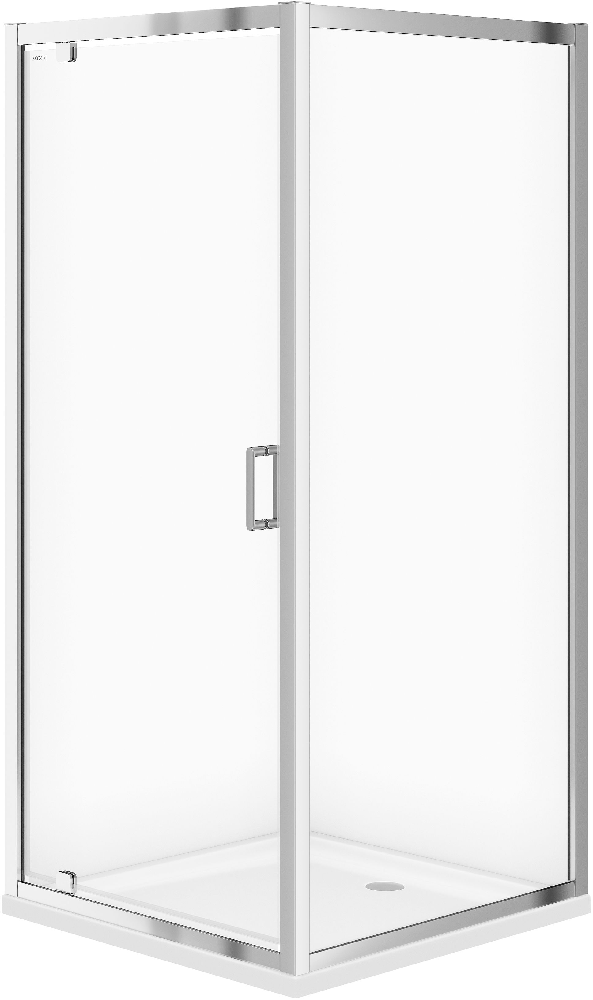 Cersanit Arteco box doccia 90x90 cm quadrato cromo lucida/vetro trasparente S157-010
