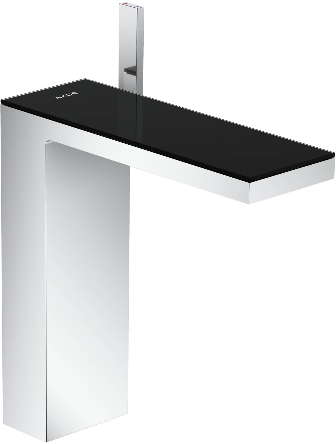Axor MyEdition rubinetto per lavabo verticale cromo-nero 47020600