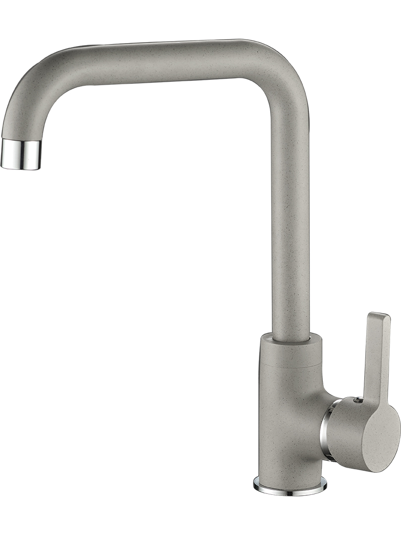 Laveo Lena rubinetto da cucina verticale grafite/grigio BKU965D
