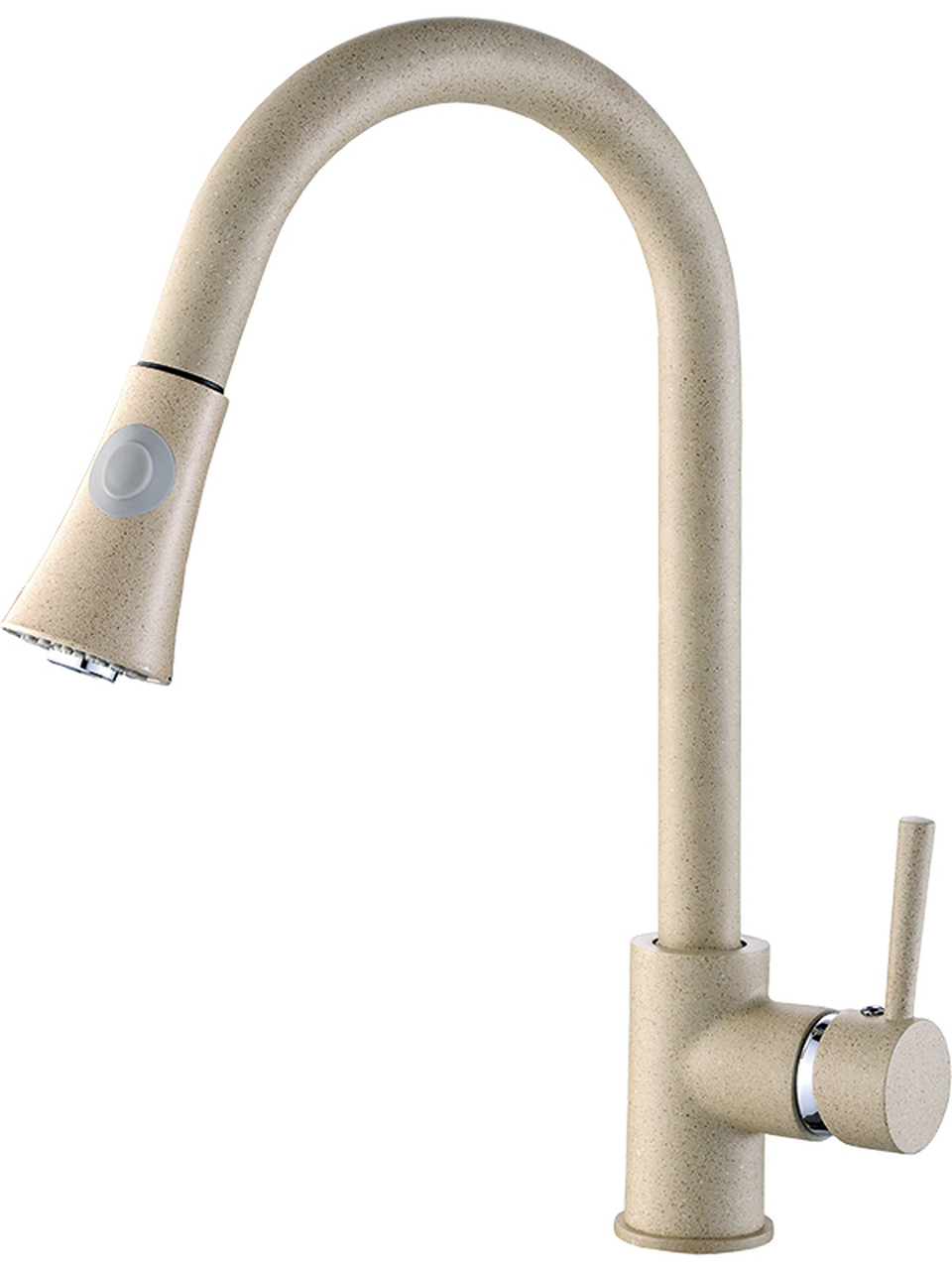 Laveo Daru rubinetto da cucina verticale beige BLD469D