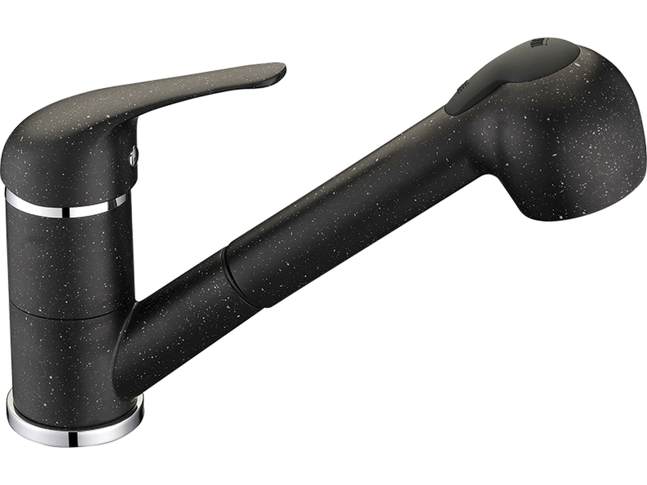 Laveo Daga rubinetto da cucina verticale nero BLG769D