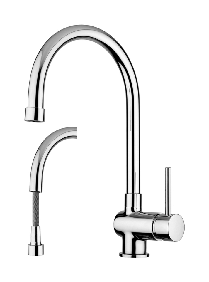 Paffoni Stick rubinetto da cucina verticale cromo SK185CR