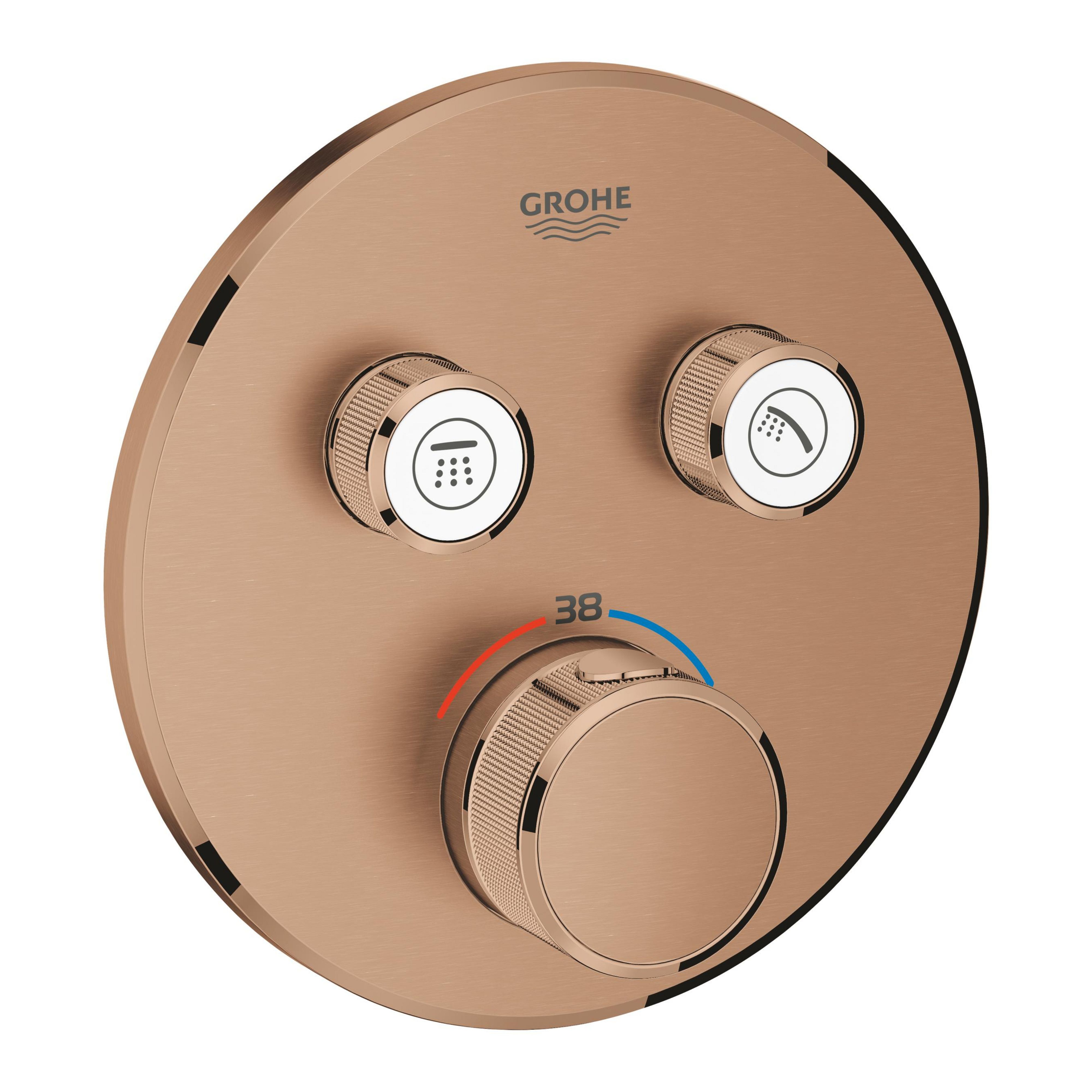 Grohe SmartControl rubinetto per vasca e doccia da incasso con termostato Brushed Warm Sunset 29119DL0