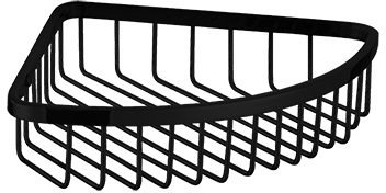 Omnires Uni portaoggetti da bagno nero UN10330BL