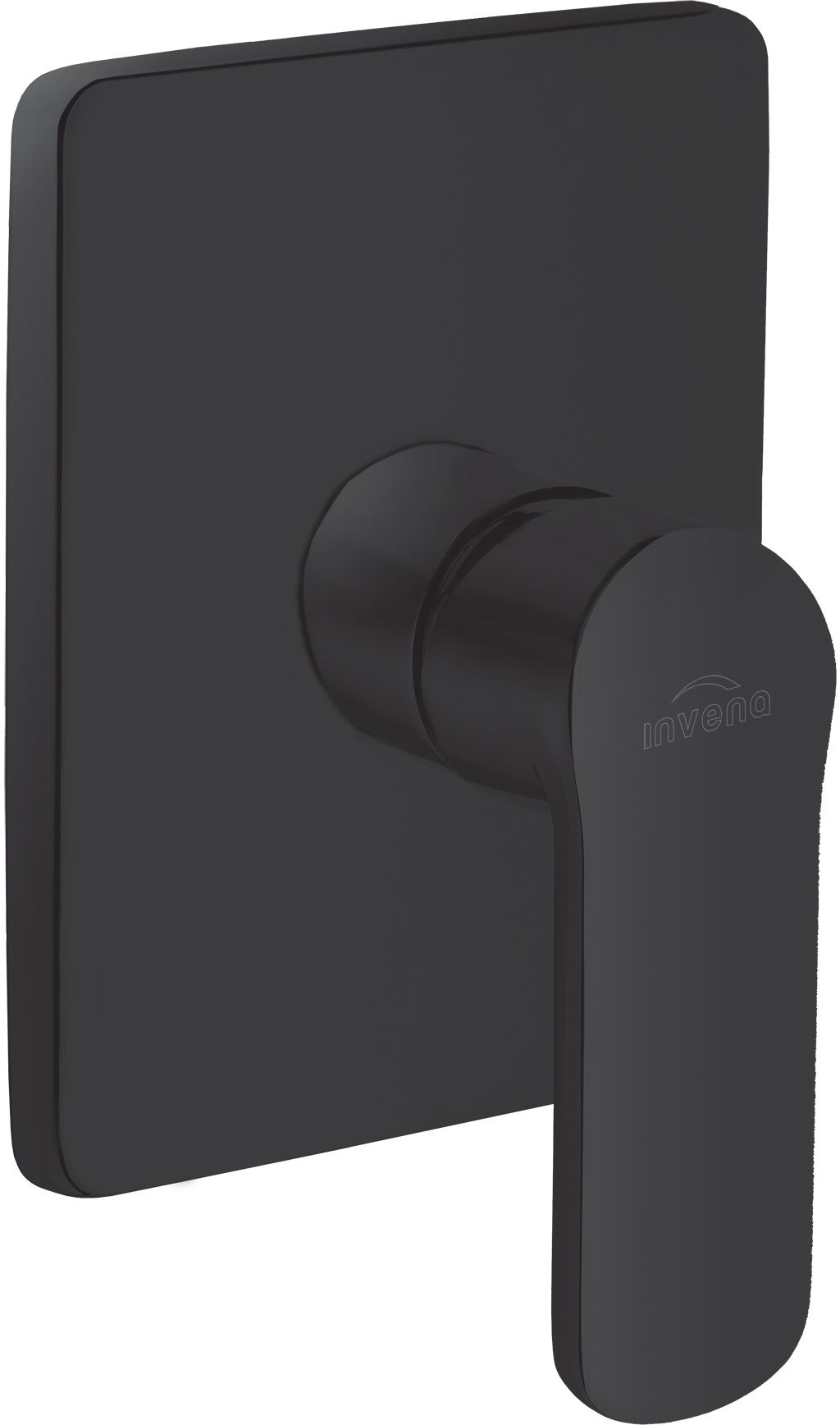 Invena Siros rubinetto per doccia da incasso nero BP-90-4K1