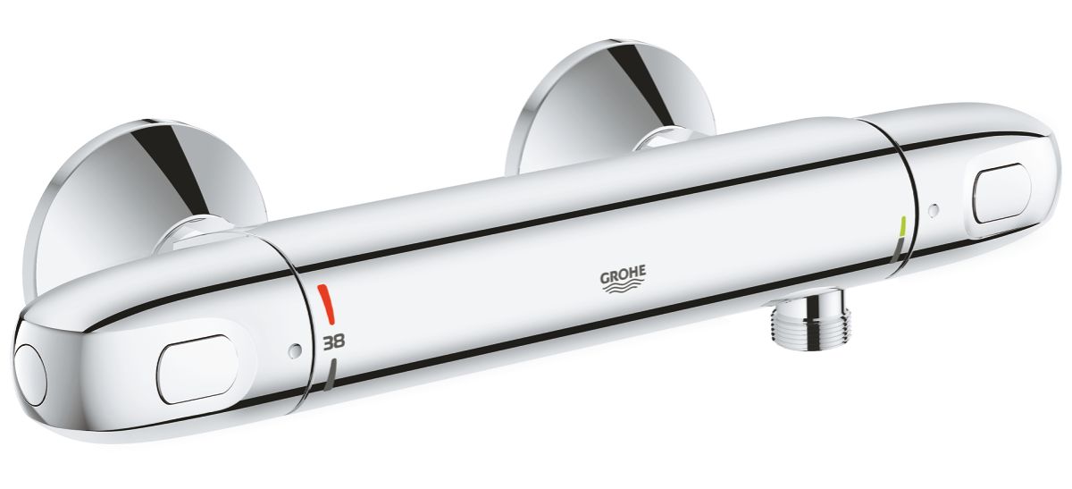 Grohe Grohtherm 1000 rubinetto per doccia a parete con termostato StarLight Chrome 34550000