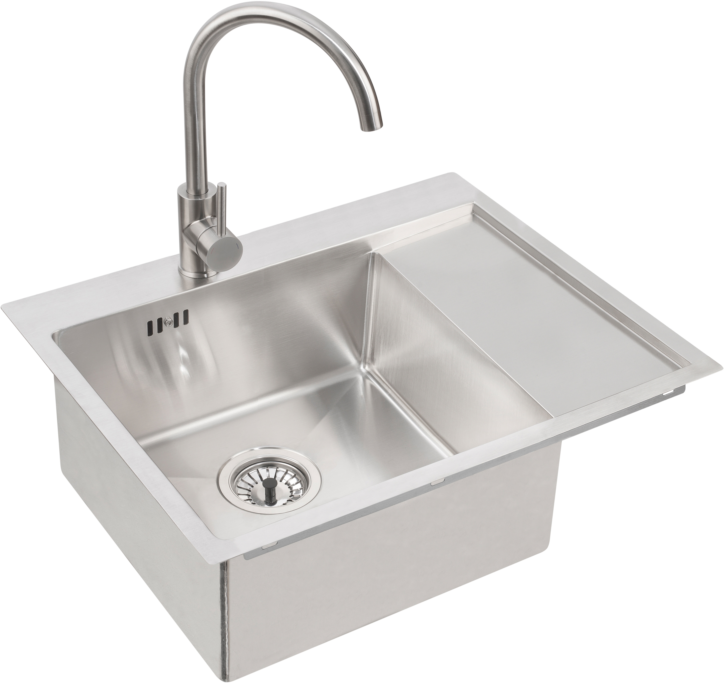 Genesis Concept lavello in acciaio 61.5x48 cm acciaio 1124383