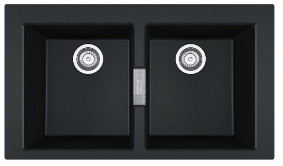 Franke Sirius 2.0 lavello tectonite 86x50 cm grigio/grafite/inox 143.0637.161