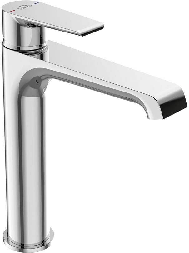 Laveo Largo rubinetto per lavabo verticale cromo BAH02ND