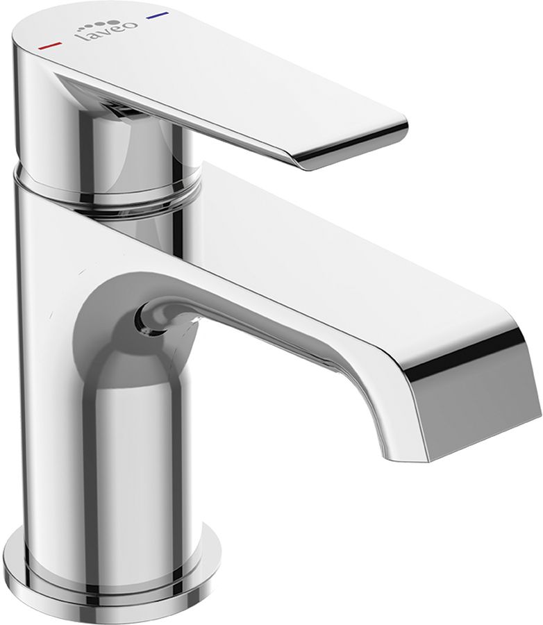 Laveo Largo rubinetto per lavabo verticale cromo BAH022D