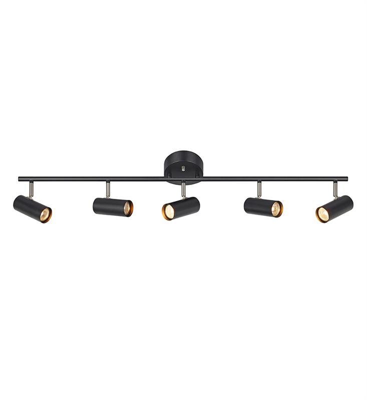 Markslöjd Barcelona lampada da soffitto 5x12 W nero 107351