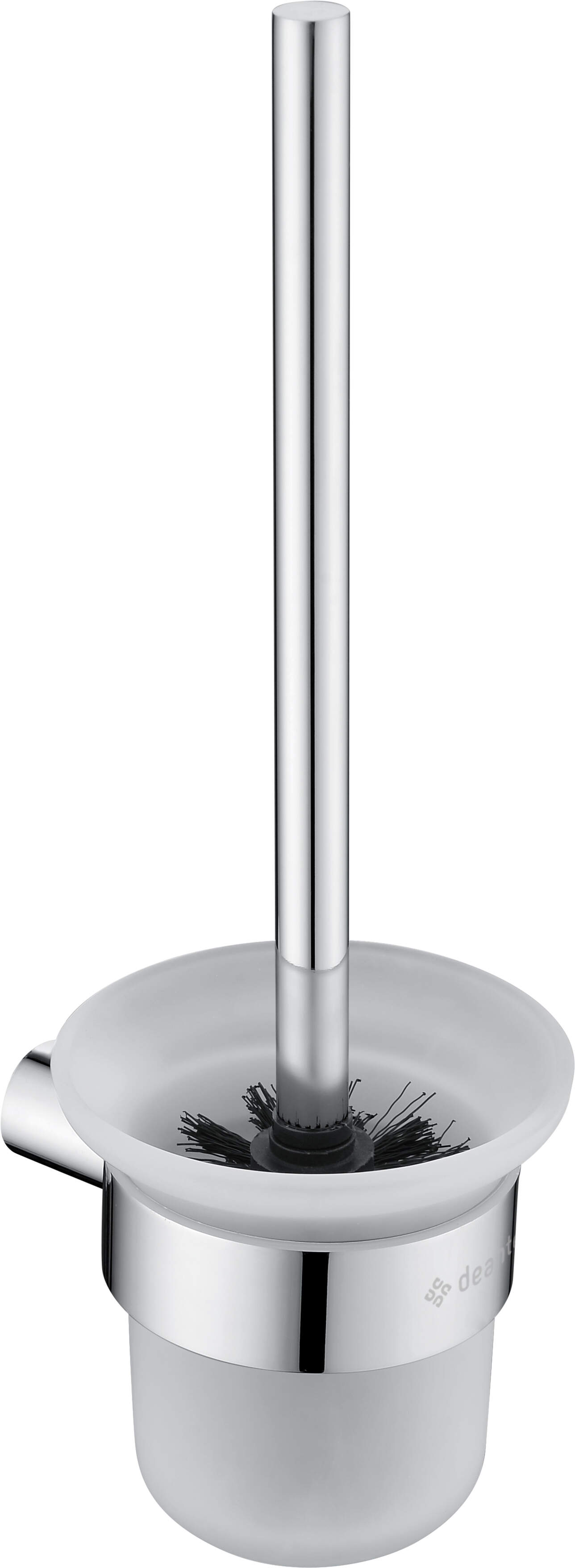 Deante Round scopino wc avvitato cromo-vetro ADR_0711