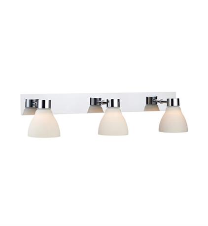Markslöjd Cassis lampada da parete 3x18 W bianco-cromo 106370