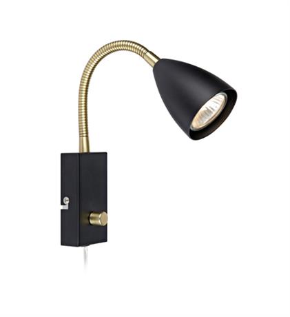 Markslöjd Ciro lampada da parete 1x7 W nero 106589