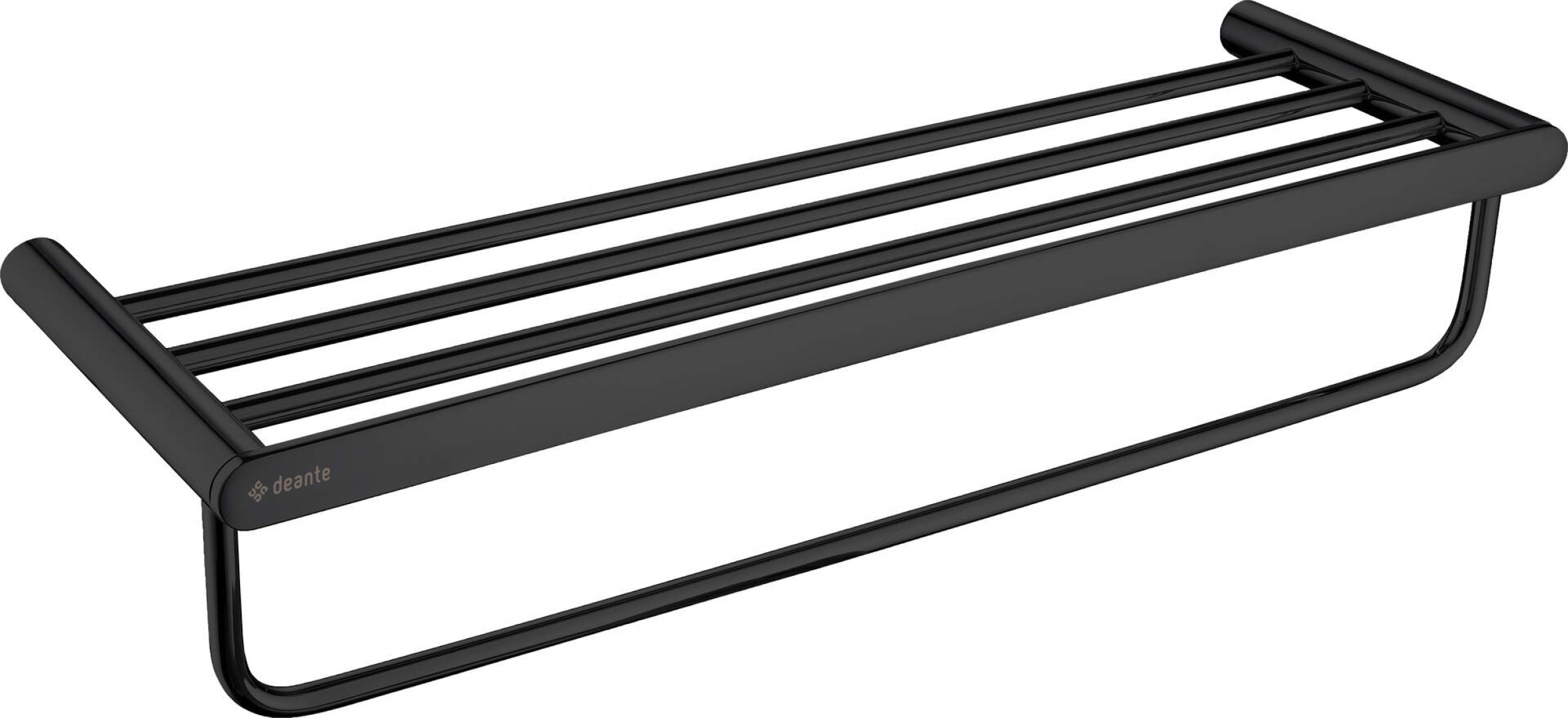 Deante Round mensola 62.8 cm nero ADR_N531