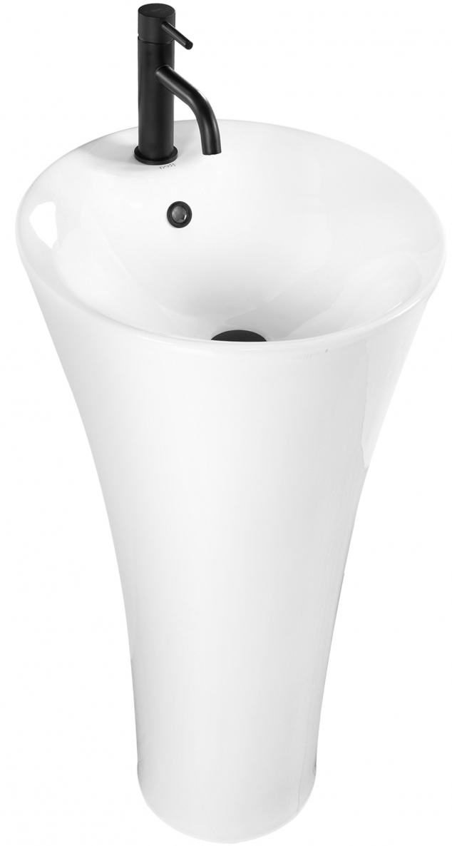 Rea Agnes lavabo 45.5x45.5 cm rotonda freestanding bianco REA-U9906