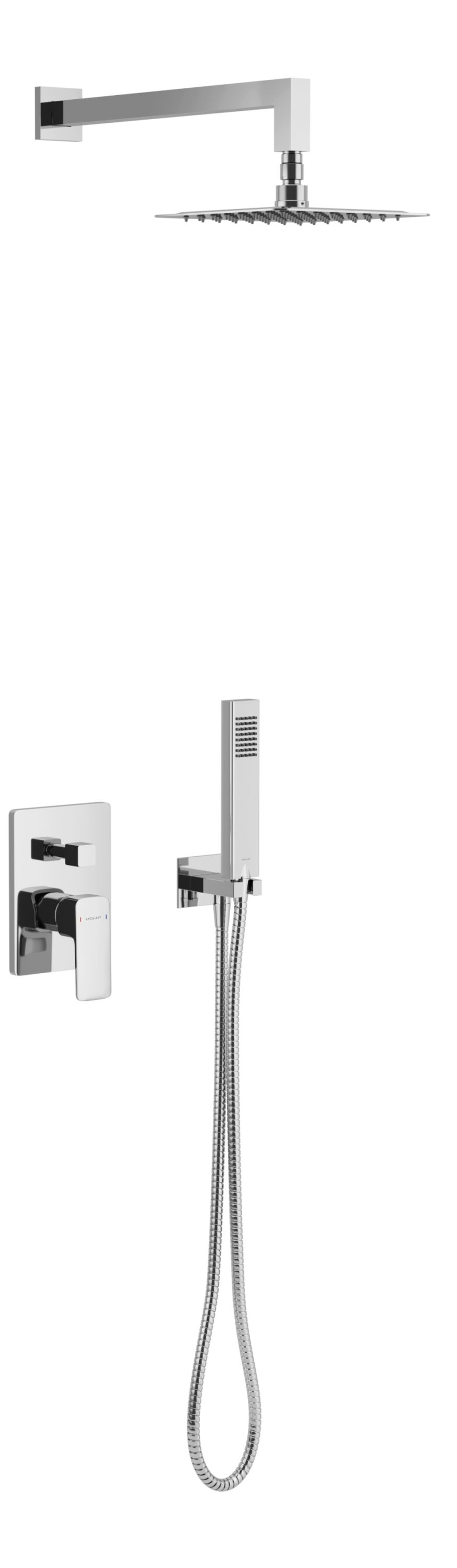 Excellent Keria set doccia da incasso cromo AREX.SET.2045CR