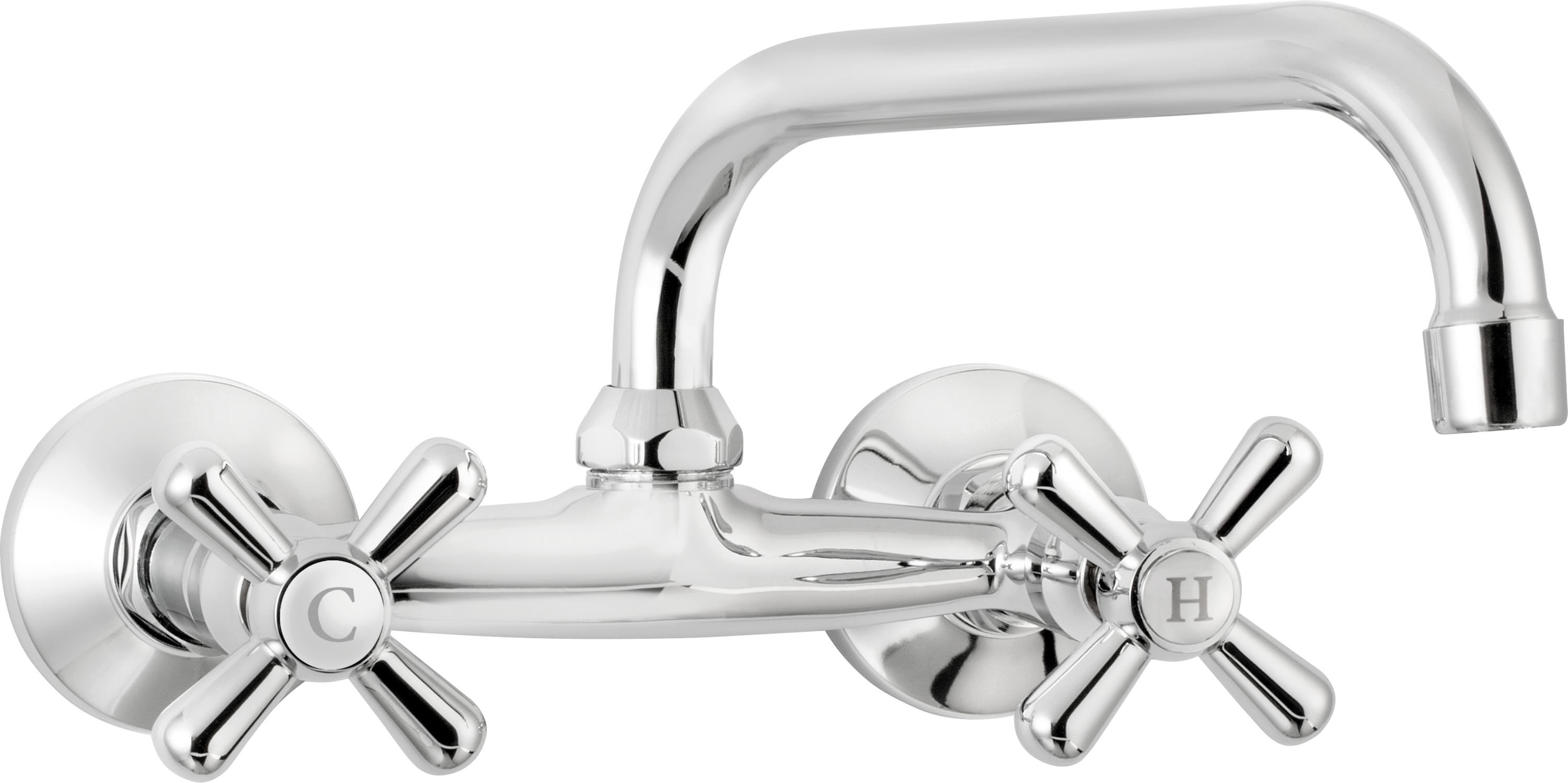 Deante Neo Symetrio rubinetto per lavabo a parete cromo BOS_050D