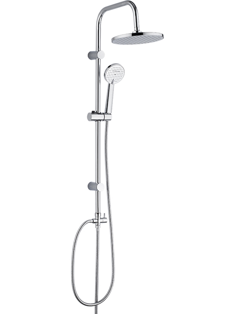 Laveo Leste set doccia a parete con soffione cromo PLL20OX