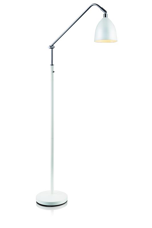 Markslöjd Fredrikshamn lampada da terra 1x40 W bianco 105022