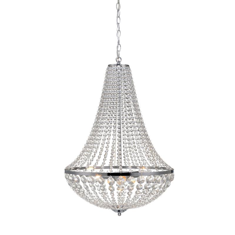 Markslöjd Gränsö lampada sospesa 3x40 W cromo-trasparente 105317