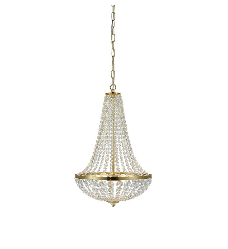 Markslöjd Gränsö lampada sospesa 2x40 W ottone-trasparente 106119
