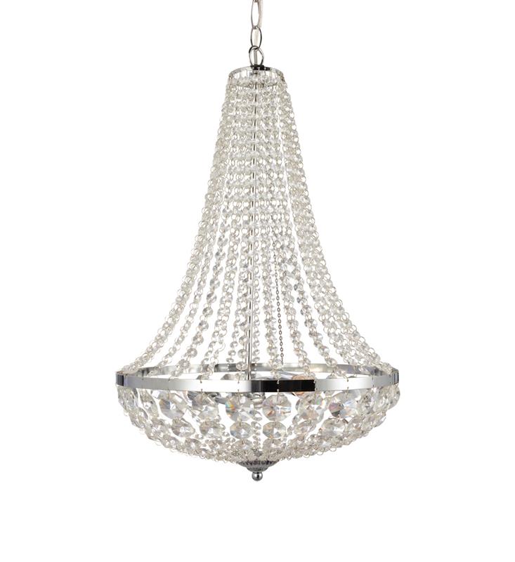 Markslöjd Gränsö lampada sospesa 2x40 W cromo-trasparente 104890