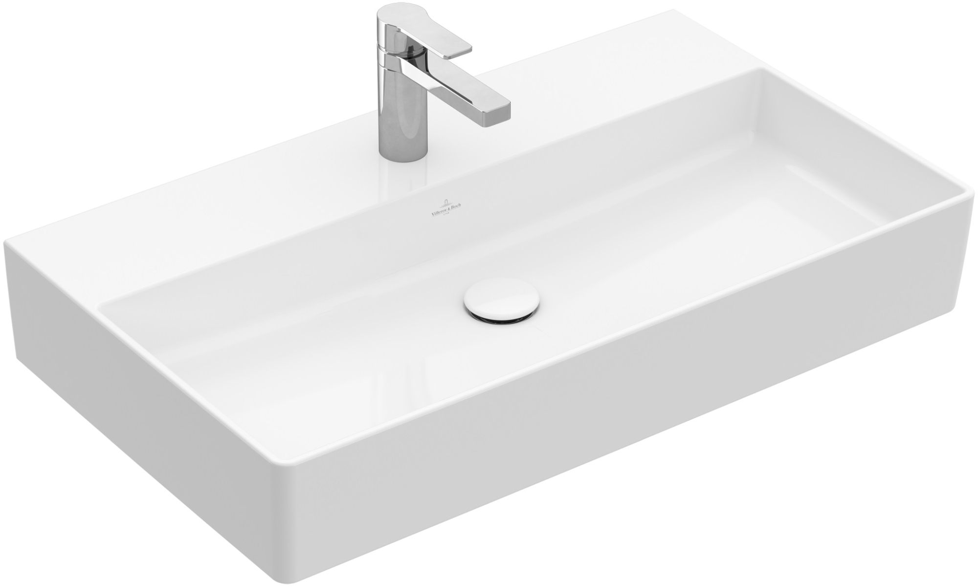 Villeroy & Boch Memento 2.0 lavabo 80x47 cm rettangolare a parete-da mobile bianco lucida 4A228GR1