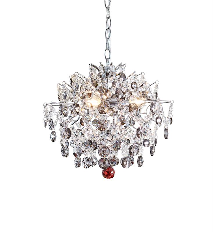 Markslöjd Hidden lampada sospesa 3x40 W cromo-trasparente-fumé 107416