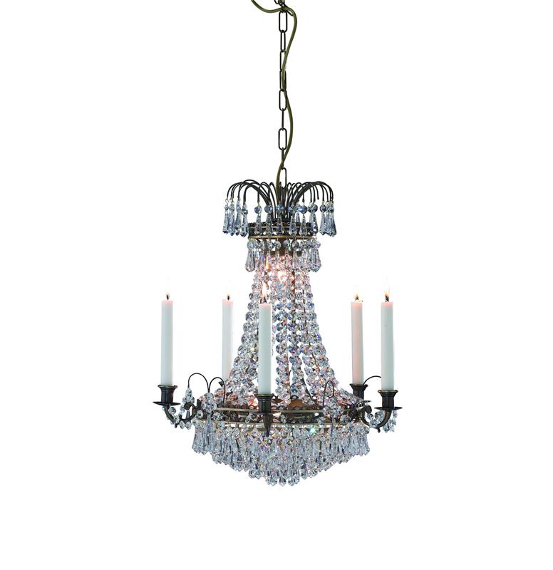 Markslöjd Läckö lampada sospesa 6x40 W ottone-brillante 100642