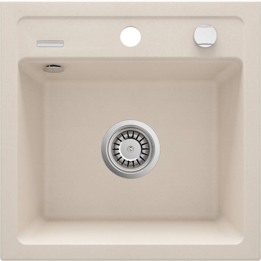 Deante Zorba lavello in granito 44x44 cm beige ZQZ_5103