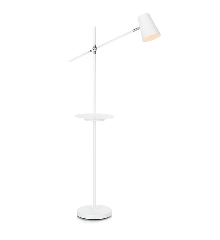 Markslöjd Linear lampada da terra 1x40 W bianco 107308