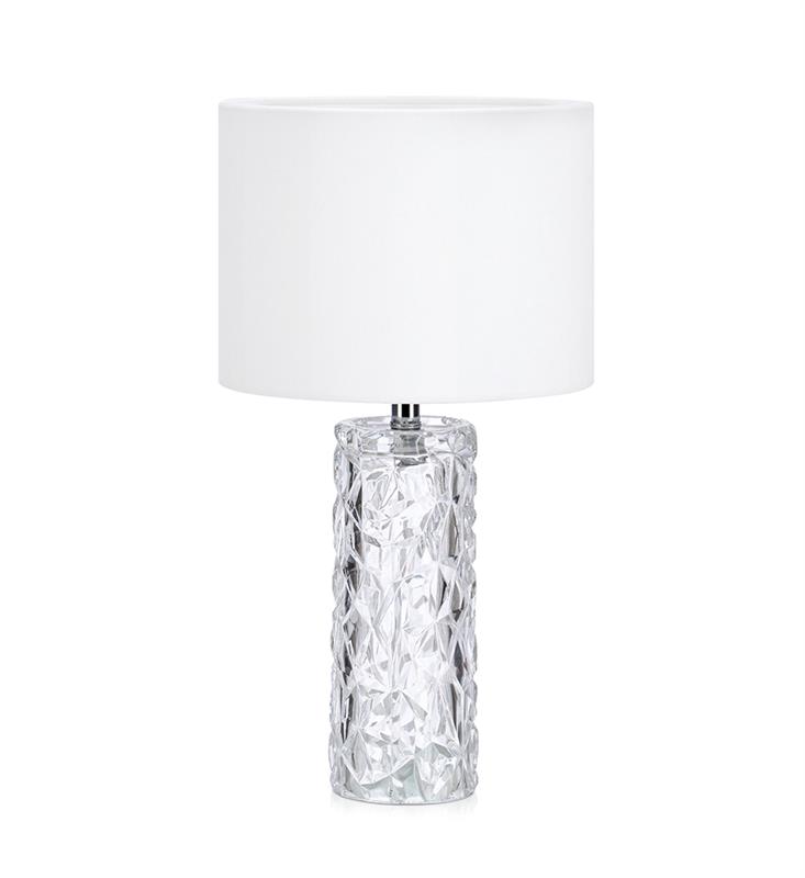Markslöjd Madame lampada da tavolo 1x60 W bianco-trasparente 107189