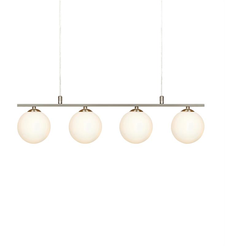 Markslöjd Quattro lampada sospesa 4x28 W acciaio 107573